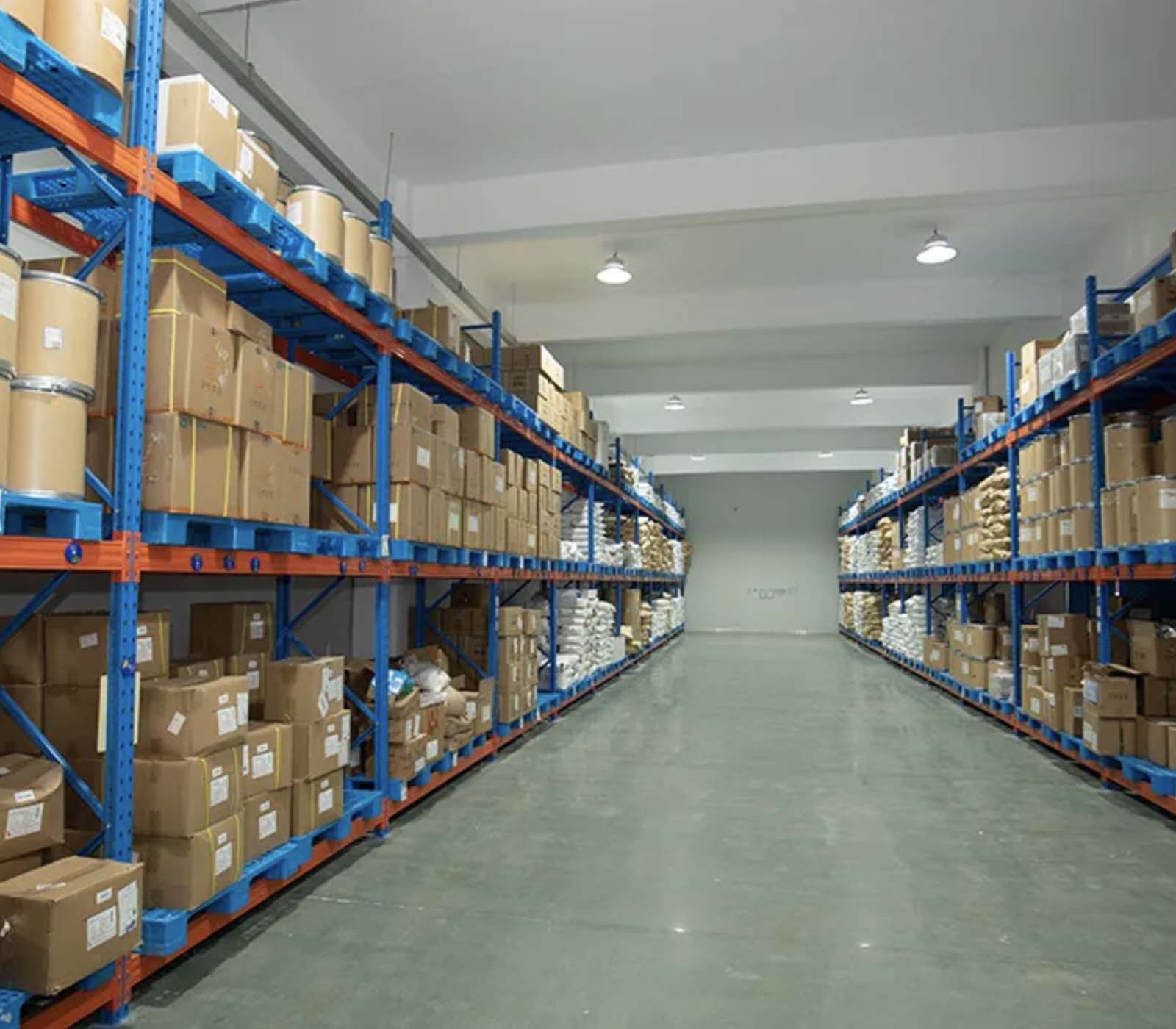 Warehouse Stocked with Plant Extracts