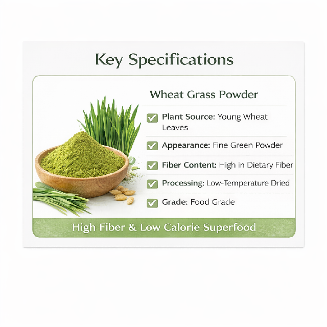 Organic Wheat Grass Juice Powder Wheat Grass Powder for Weight Loss