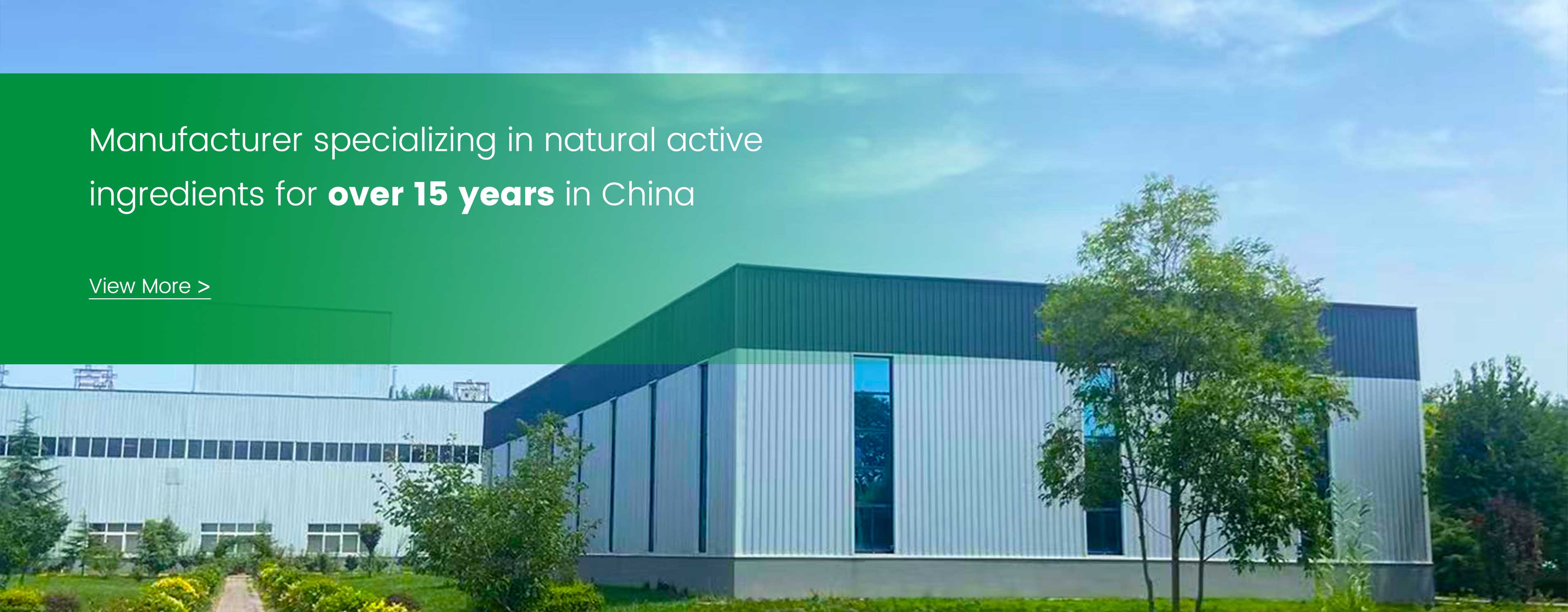 Modern Plant Extract Factory in China