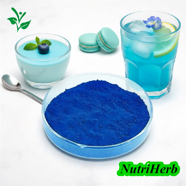 Natural Gardenia Extract Gardenia Blue for Food Colorants 